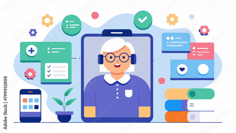 Poster a virtual assistant app that helps a person with exeive function impairments manage their daily task