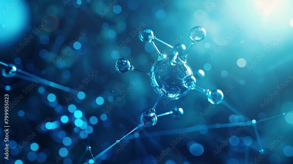 Poster vibrant red abstract structure: dynamic molecular patterns for science and medical backgrounds - vec