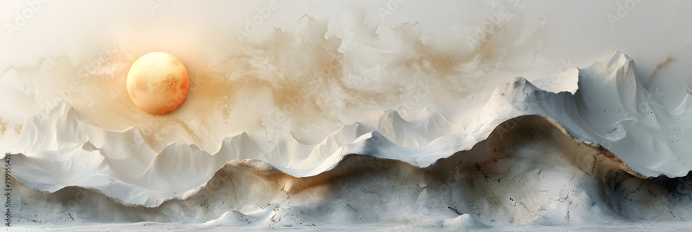 Poster minimalist earth canvas - abstract background for text or objects