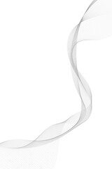 Abstract background with grey wavy lines
