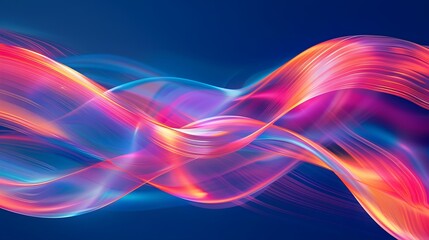 Modern abstract high-speed movement. Colorful dynamic motion on blue background. Movement technology pattern for banner or poster design background concept.