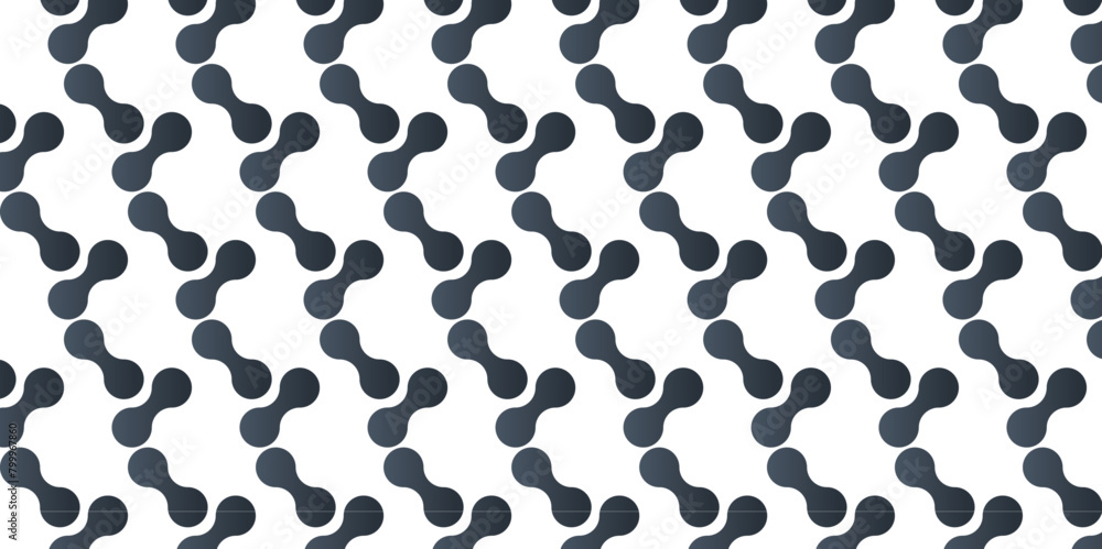 Poster trendy minimalistic metaballs digital background. abstract background with seamless metaballs patter