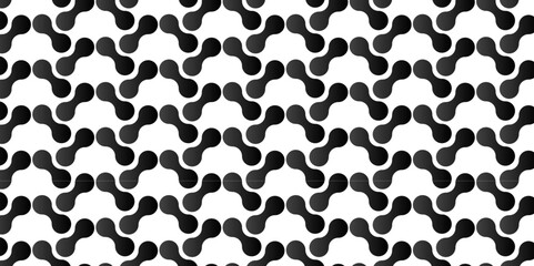 Trendy minimalistic metaballs digital background. Abstract background with seamless Pattern metaballs. 