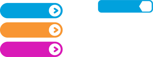 Obraz premium Arrow Click Button