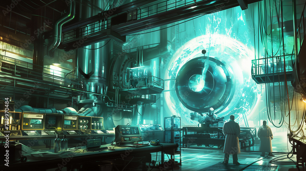 Aufkleber scientists develop fusion energy technology, unlocking a virtually limitless and clean source of pow