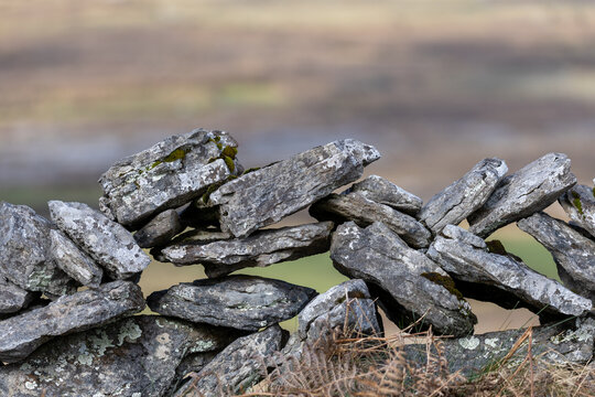 Dry stone wall on the Burren, County Clare, Ireland