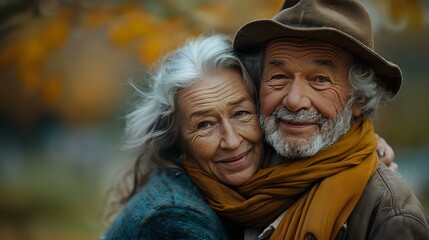 Elderly Bliss: Radiating Love and Happiness