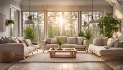 "Luminous Comfort: Unwind in a Light-Filled Living Room Escape"interior, room, sofa, living, furniture, home, design, 