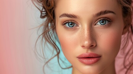 Fototapeta premium Trust Beauty and Youth Clinic to help you look and feel your best, with tailored treatments designed to enhance your natural features and promote youthfulness.