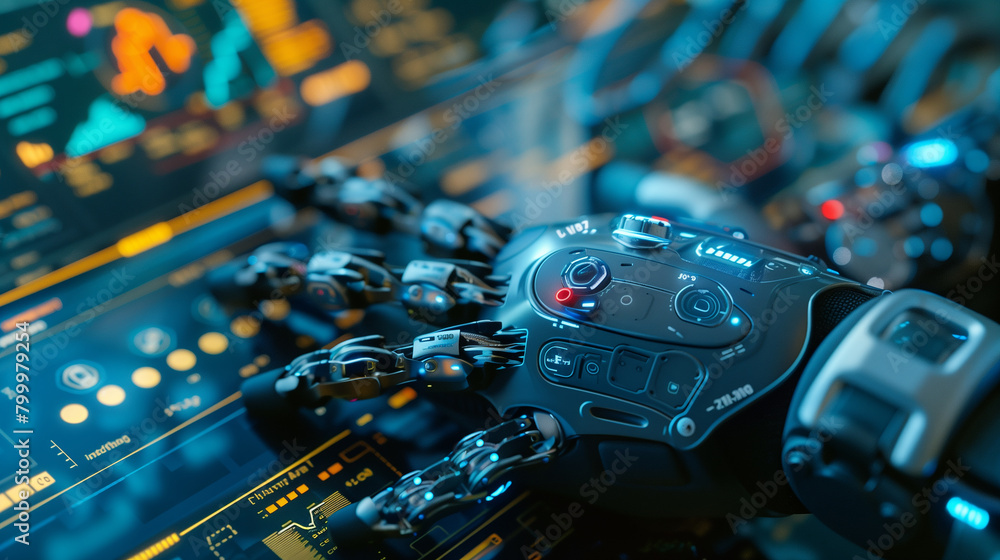 Poster a smart healthcare system where wearable devices continuously monitor vital signs and ai analyzes da