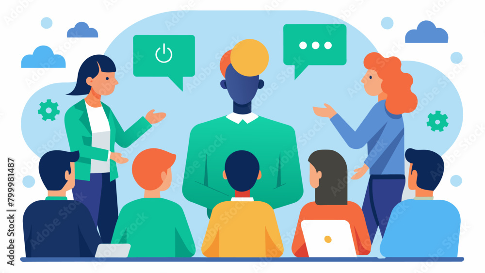 Poster a workshop on unconscious bias where employees are taught to recognize and address their own biases 