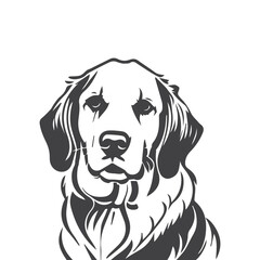 illustration of a dog logo