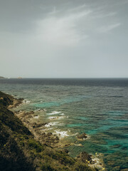 Corsica azure water