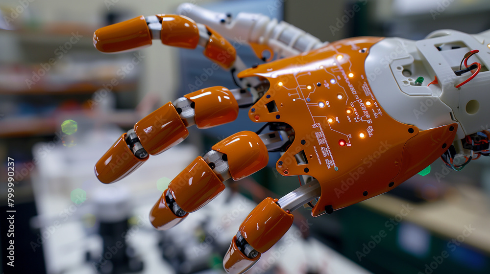 Poster a brain-computer interface enabling individuals to control robotic prosthetics with their thoughts, 