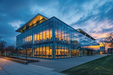 Exterior photograph of a library structure, symbolizing its importance as a hub for learning and knowledge acquisition