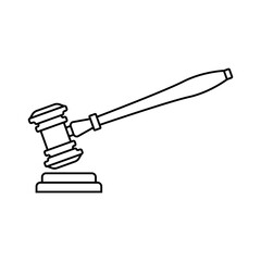 gavel icon vector