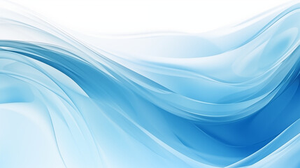 blue wave banner, background with copy space, blue wallpaper 