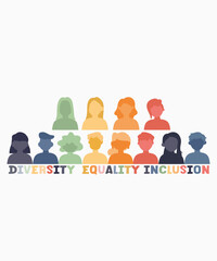 12 People Icons With Diversity Equality Inclusion