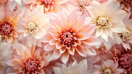 A close-up shot of wedding flowers arranged in a symmetrical pattern against a soft-focus background