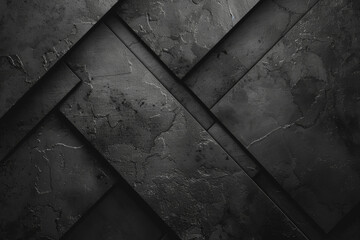 Black minimal background. Abstract shapes and textures. Dark, moody feeling, black and white