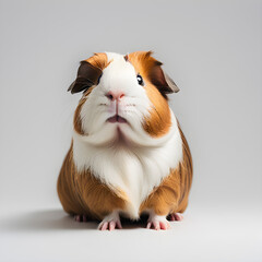 A photograph of cute an adorable guinea pig