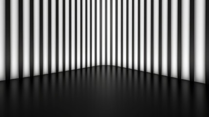 Big vertical lines background. Computer generated 3d render background.