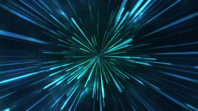 Hyperspace, for scientific films, screensaver universe background, 4k footage