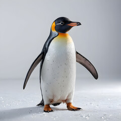 Obraz premium penguin on white background