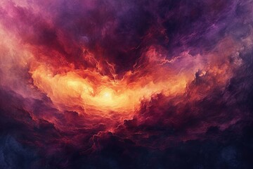 Fototapeta premium Celestial Velvet Harmony