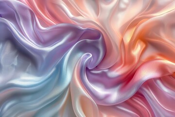 Obraz premium Opalescent Silk Swirls