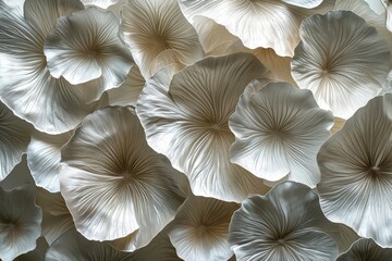 Radiant Platinum Petal Display