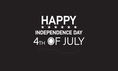 Celebrate Independence Day with Stylish Text Illustration