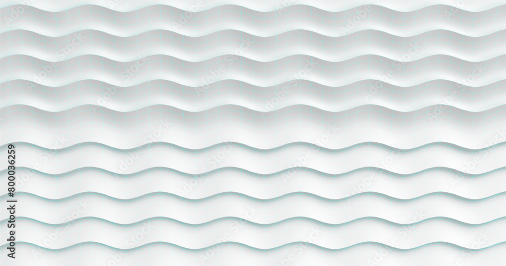 Poster abstract vector image of a curved line in light gray color.