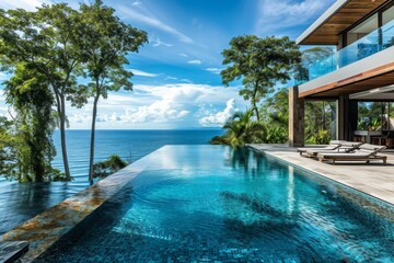 Fototapeta premium Sapphire Serenity by Elixir Infinity Pool