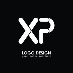 XP XP Logo Design, Creative Minimal Letter XP XP Monogram