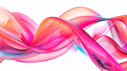 Backgrounf with colorful abstract swirls on white background