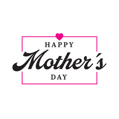 Happy Mothers Day greeting sign