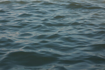 Water surface, blue ocean waves background, seascape background