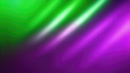 Fototapeta premium Green and purple grain texture magenta glowing light blurred colors Retro grainy gradient banner background