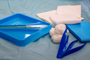 procedural surgery operation tray equipment instruments, general practice GP Australia, skin cancer...