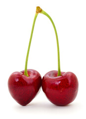 Sweet cherries with stem