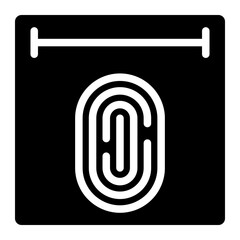 fingerprint glyph 