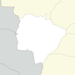 Location map of Mato Grosso do Sul is a state of Brazil