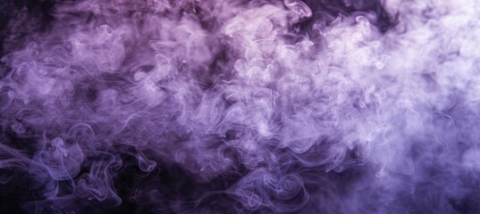 Artistic abstract purple mist  smoky haze in a purple fog, captivating smoky background