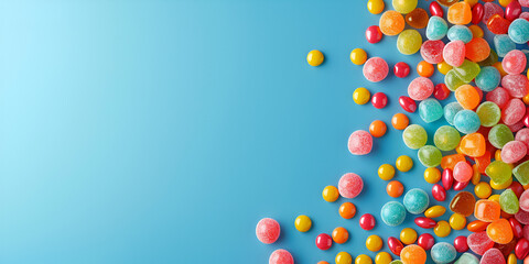 Fototapeta na wymiar colorful sweet little candies