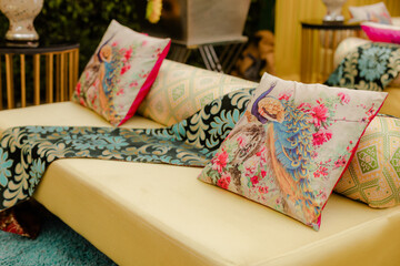 Beautiful romantic elegant wedding decor for a luxury dinner 