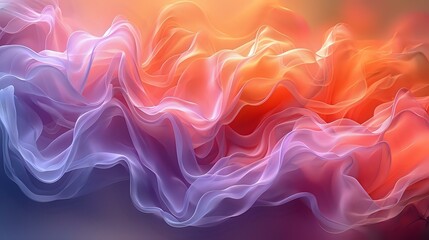 Sensory Harmony: Flowing Forms and Luminous Gradients