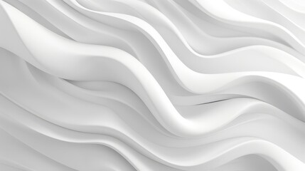 Obraz na płótnie Canvas Wavy white texture, elegance for luxury and high-end branding.