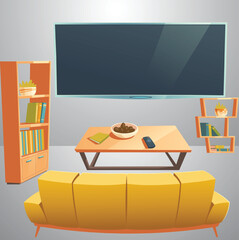 objects vector for indoor use, can be used to create cartoons, as well as posters and other promotional poster materials