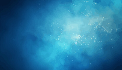 a dark blue background with white bubbles